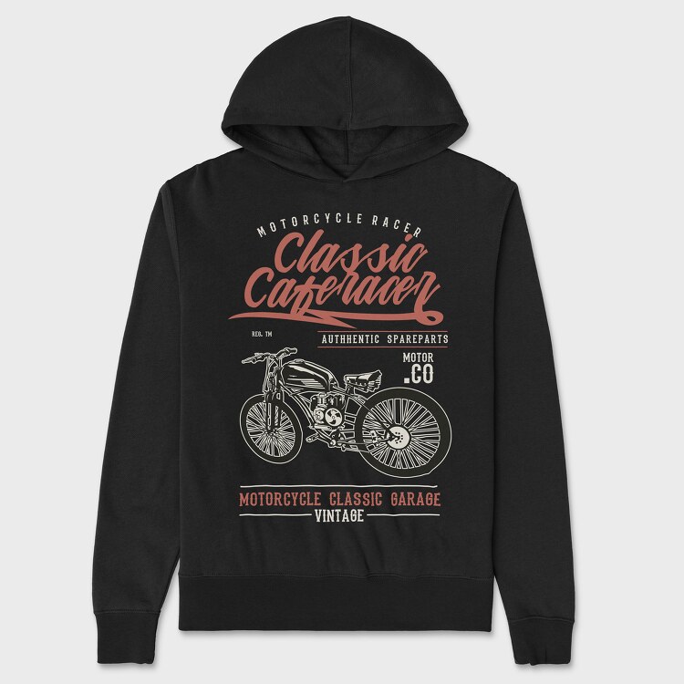 Classic Caferacer, Унисекс Мъжко Суичър