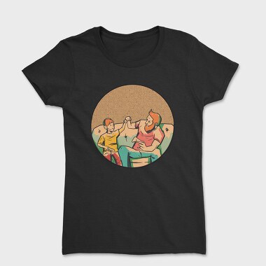 Dad Gamer And Son, Women's T-Shirt