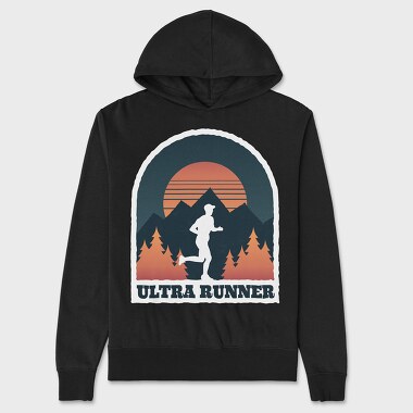Ultra Runner, Unisex Men's Hoodie