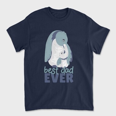 Best Dad Ever Penguin, Unisex Men's T-Shirt