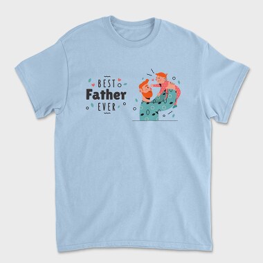 Illustration Fatherday, Unisex Men's T-Shirt