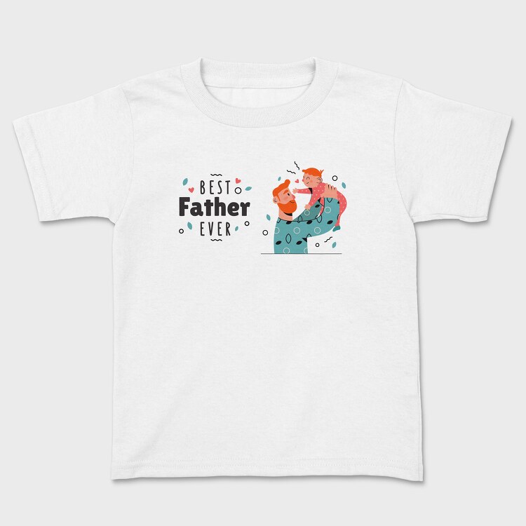 Kids' T-Shirt, Illustration Fatherday