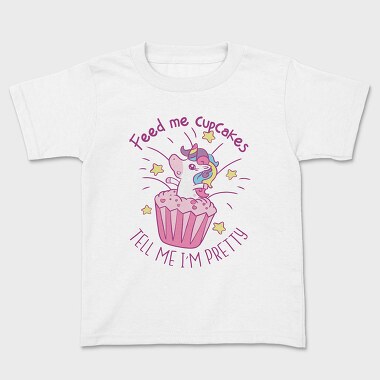 Unicorn Cupcake, Kids' T-Shirt