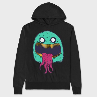 Monster Faces 1, Unisex Men's Hoodie