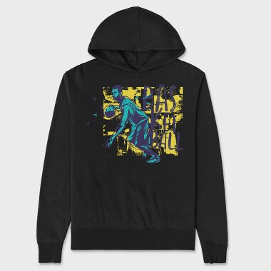 Basketball, Unisex Men's Hoodie