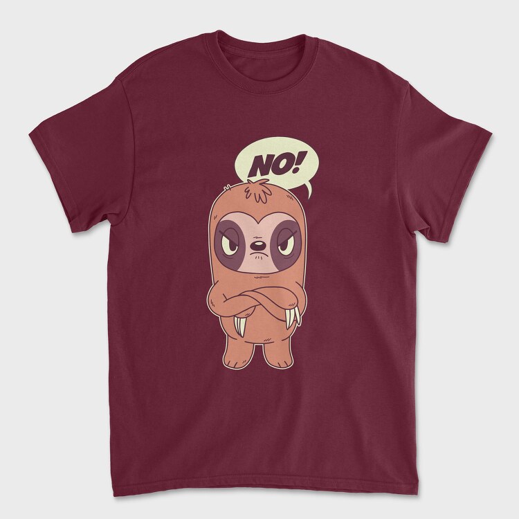 No Sloth, Унисекс Мъжка Тениска