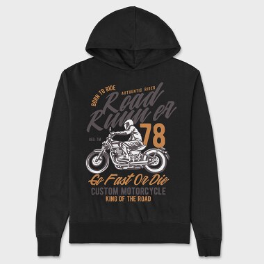 Road Runner, Unisex Men's Hoodie