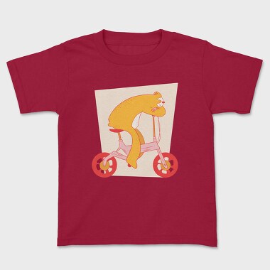 Kids' T-Shirt, Sloth Ebike