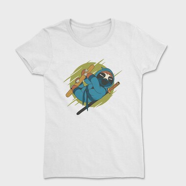 Women's T-Shirt, Sloth Ninja