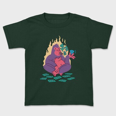 Kids' T-Shirt, Pimp Gorilla