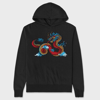 Dragon Tattoo, Унисекс Мъжко Суичър