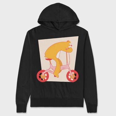 Sloth Ebike, Unisex Men's Hoodie