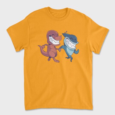 Friends Cartoon, Unisex Men's T-Shirt