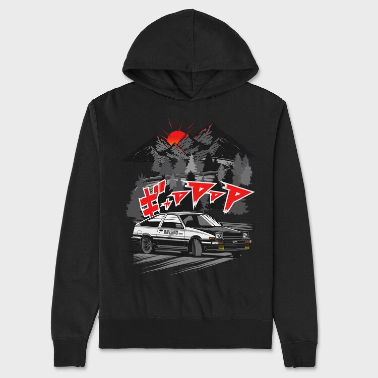 AE86 Touge, Unisex Men's Hoodie