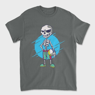 Beach Volley Skull, Unisex Men's T-Shirt