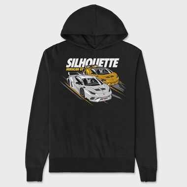 Silhouette Huracan, Unisex Men's Hoodie