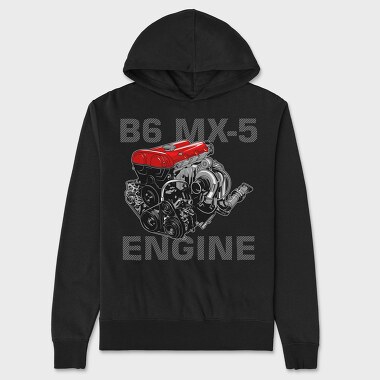 B6 MX5, Unisex Men's Hoodie
