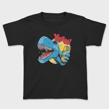 Kids' T-Shirt, Drunk Dino Yeah