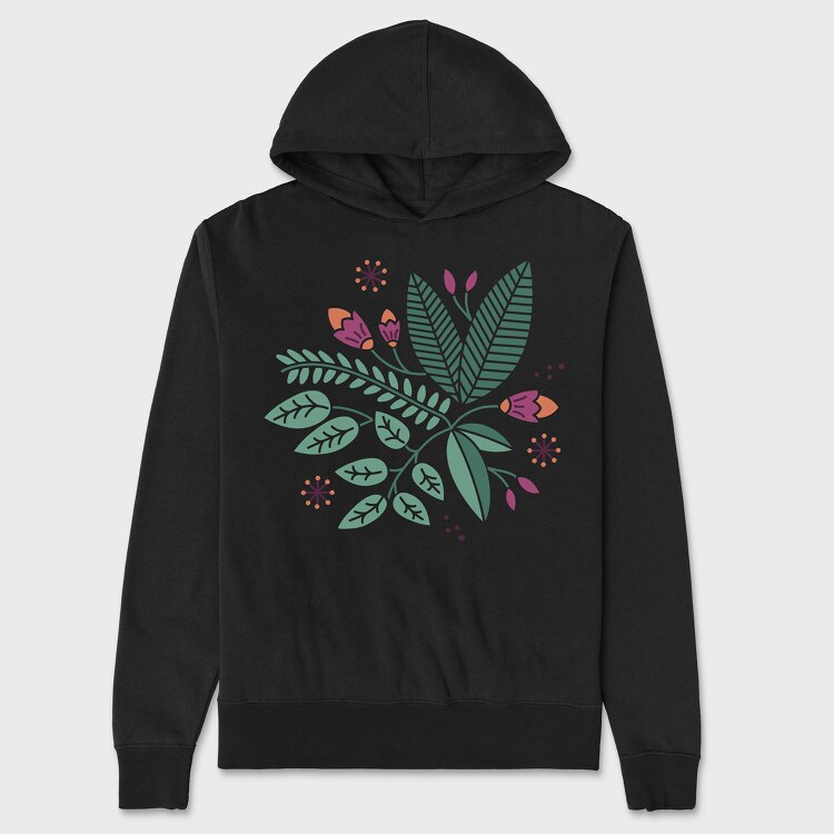 Nature Botanical 17, Unisex Men's Hoodie