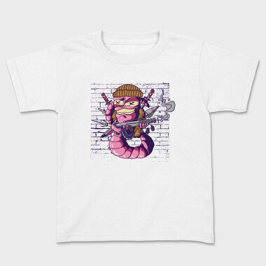 War Worm, Kids' T-Shirt