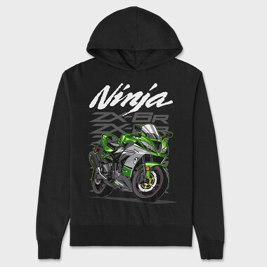Kawazaki ZX6R, Unisex Men's Hoodie