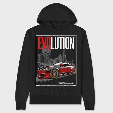 Lancer Evo X 2, Unisex Men's Hoodie