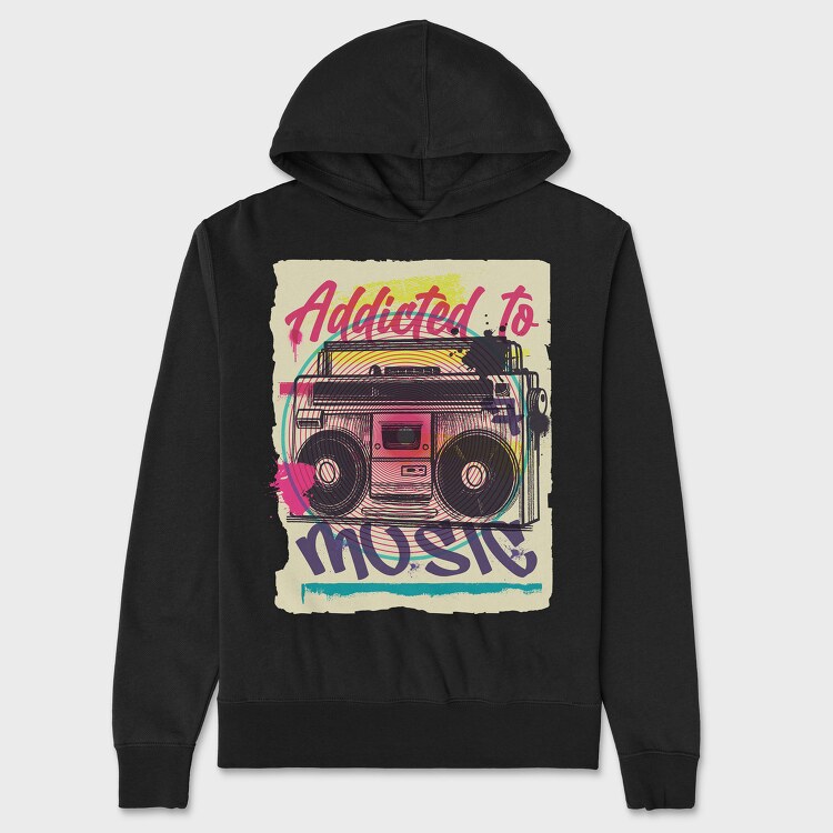 Boombox, Unisex Men's Hoodie