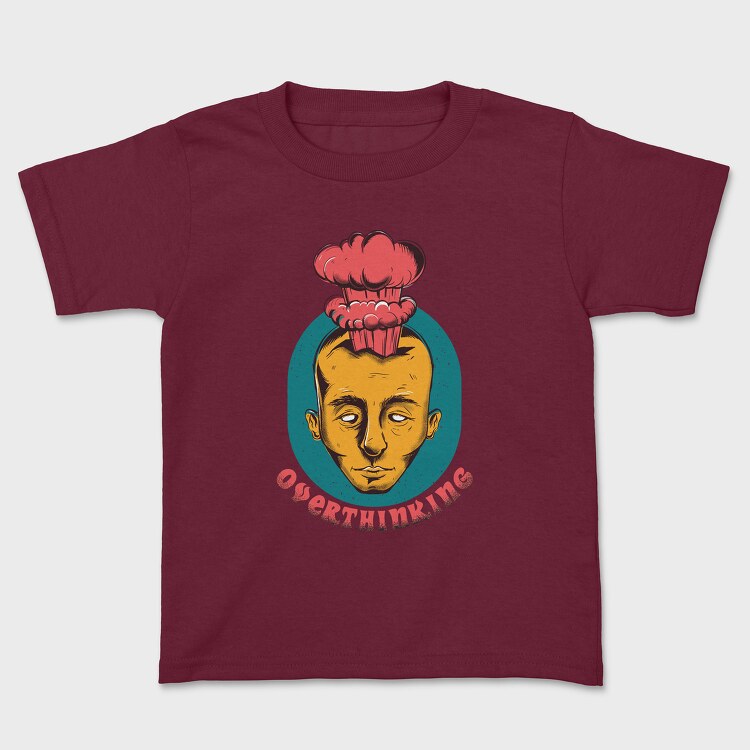 Overthinking, Kids' T-Shirt