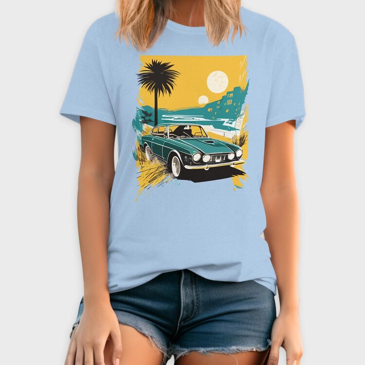 Racing Motorcycle Manga Style Iconic Classic, Unisex Men's T-Shirt