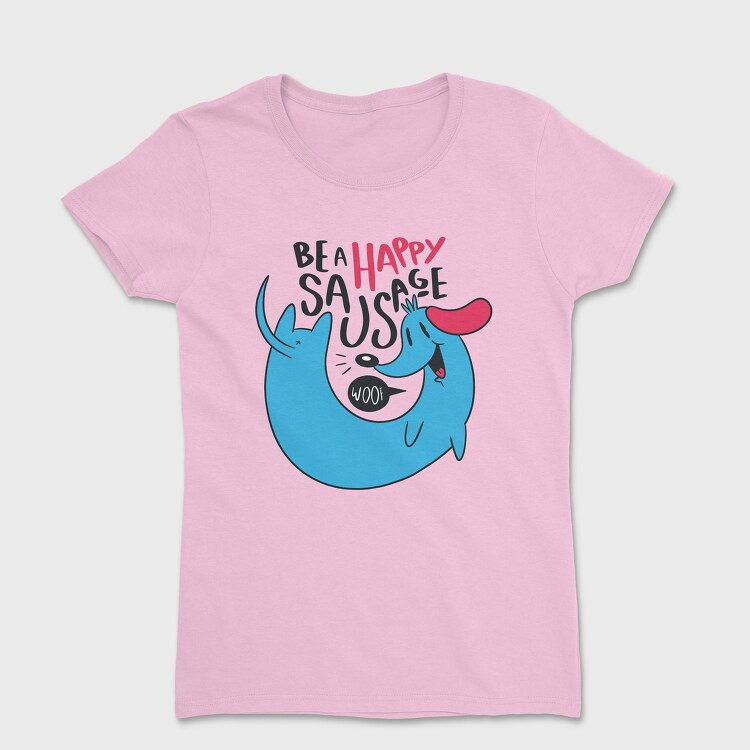 Happy Sausage, Women's T-Shirt