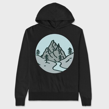Nature Scenery 1, Unisex Men's Hoodie