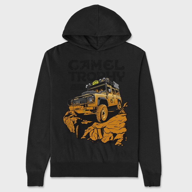Land Rover Defender Camel, Unisex Men's Hoodie