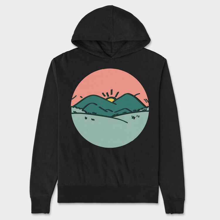 Nature Scenery 5, Unisex Men's Hoodie