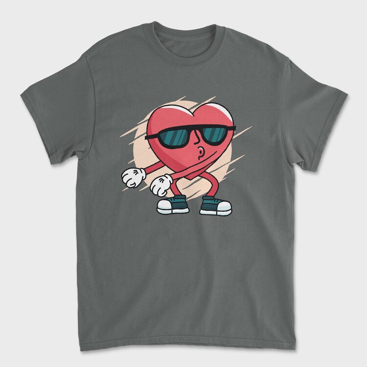 Dancing Heart, Unisex Men's T-Shirt