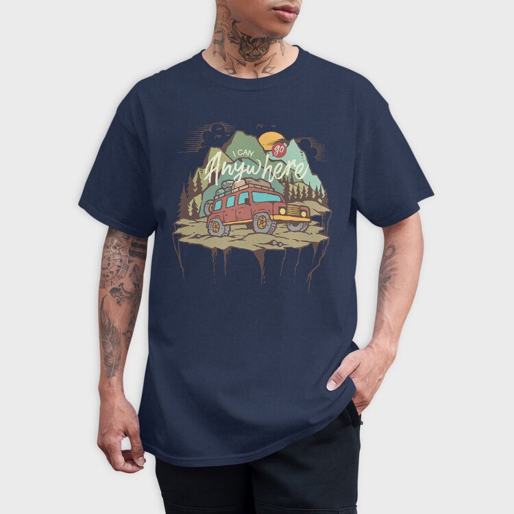 Off Road 1, Unisex Men's T-Shirt