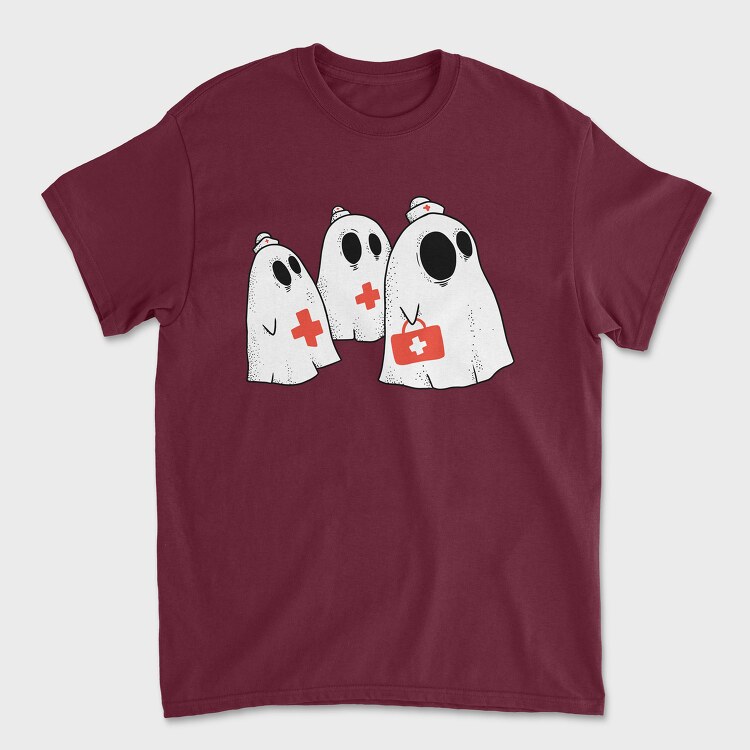 Ghost Nurse, Unisex Men's T-Shirt