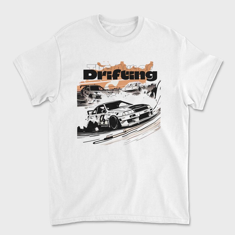 Art of Drifting Drift, Унисекс Мъжка Тениска