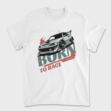 Unisex Men's T-Shirt, Car Jdm Japan Green Race