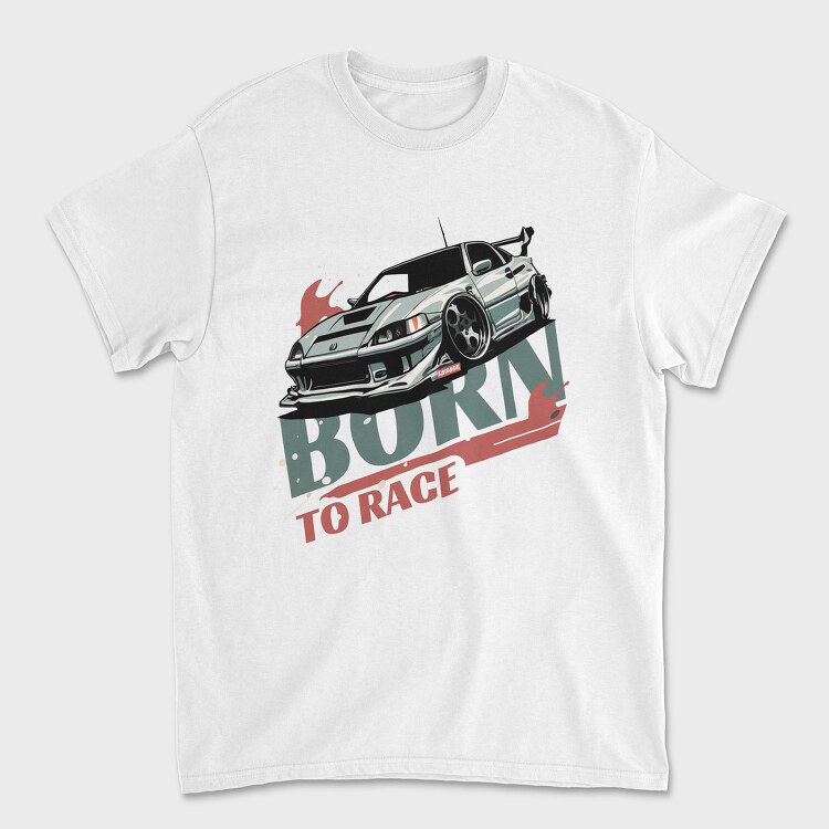 Car Jdm Japan Green Race, Унисекс Мъжка Тениска