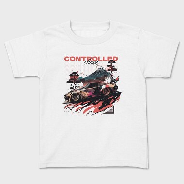 Car Jdm Japan Mountains Trees, Kids' T-Shirt