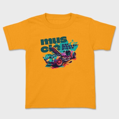 Car Modified Engine Colorful, Kids' T-Shirt