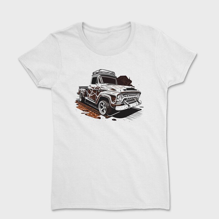 Classic 4X4 Truck With Luxury Rims, Women's T-Shirt