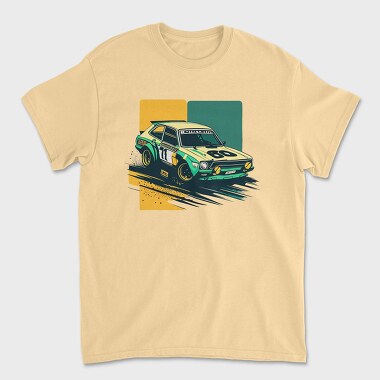 Classic Rally Racing Car, Unisex Men's T-Shirt