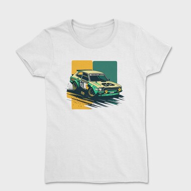 Classic Rally Racing Car, Women's T-Shirt