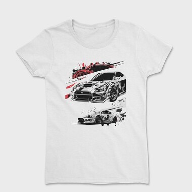 Custom Auto Japanese Perspectives, Women's T-Shirt