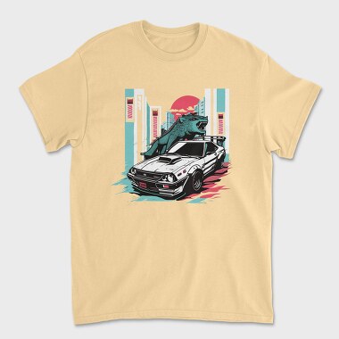 Custom Car Dragon City, Unisex Men's T-Shirt