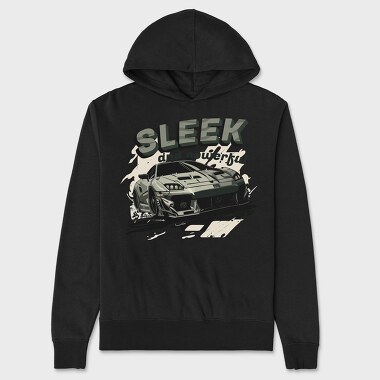 Elegant Powerful Super Sports Car, Unisex Men's Hoodie
