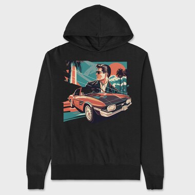 Auto Classic Luxury Landscape Palms, Unisex Men's Hoodie