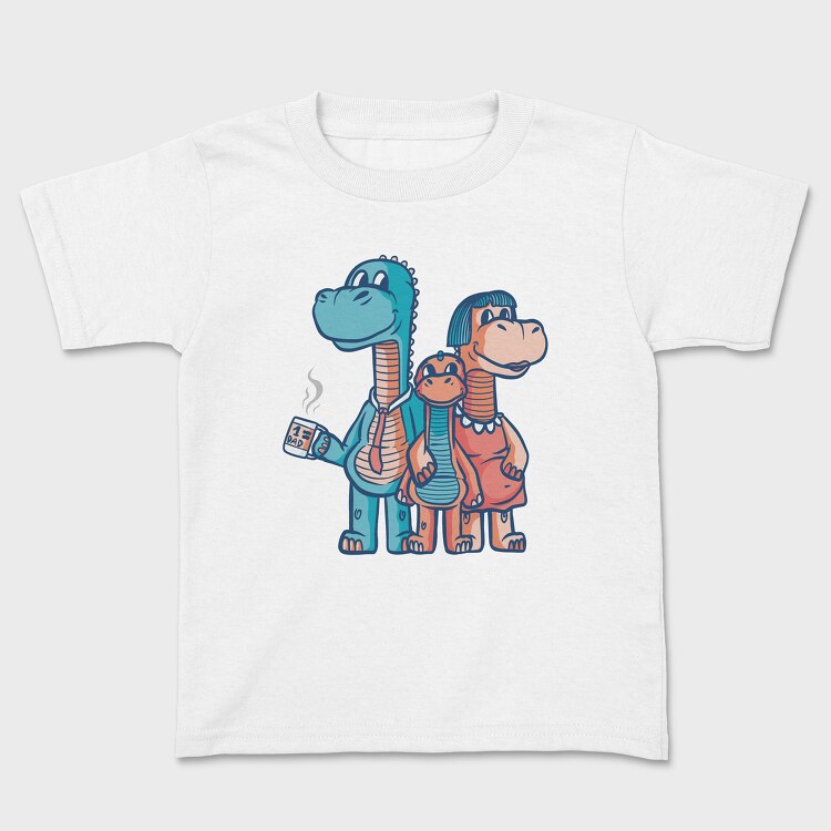 Dinosaur Family, Kids' T-Shirt