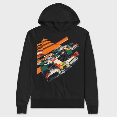 Bauhaus Formula Racing Car, Unisex Men's Hoodie